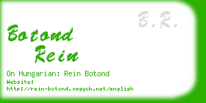 botond rein business card